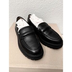 Madewell 6.5 The Bradley Lugsole Loafer in True Black $158